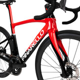 Pinarello F7 Disk Ultegra Di2 Ultra rapide - Rouge noir
