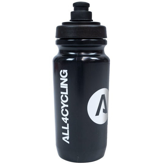 All4cycling logo water bottle 550 ml - Black 