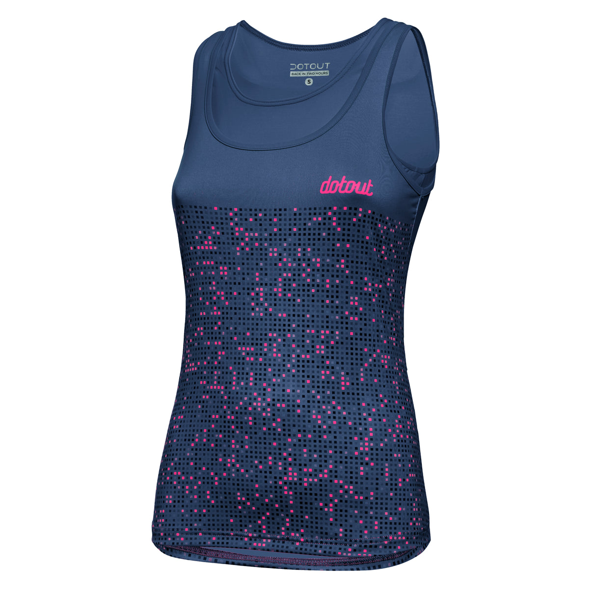 Top donna Dotout Flash - Blu scuro - N