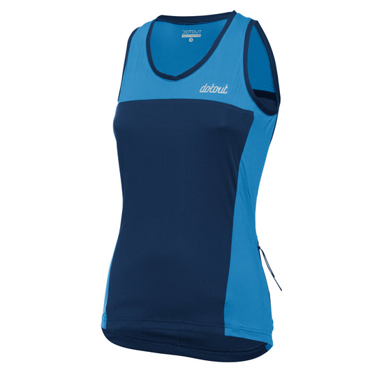 Top mujer Dotout Trail - Azul