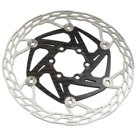 Disco Carbon-Ti X-Rotor SteelCarbon 3 6 fori - 140mm Carbon-Ti