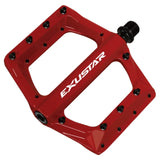 Pedali Exustar Flat BMX E-PB571 - Rosso - A