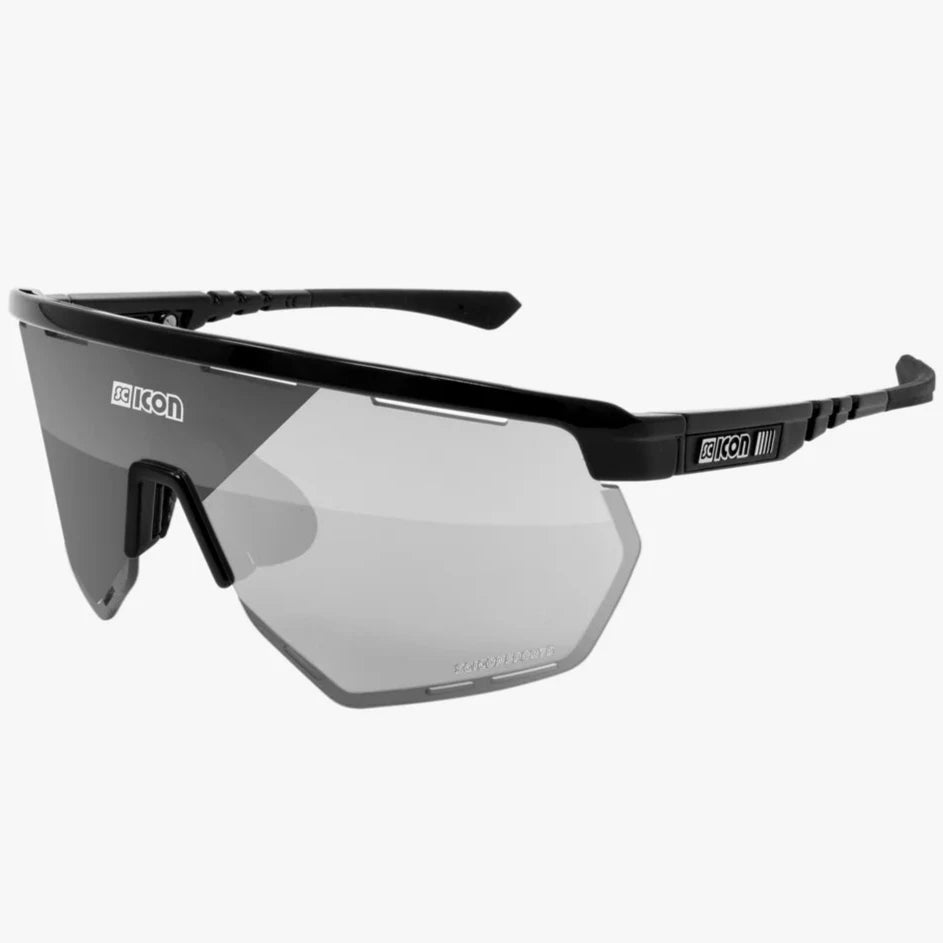 Occhiali Scicon Aerowing - Nero photochromic silver - M