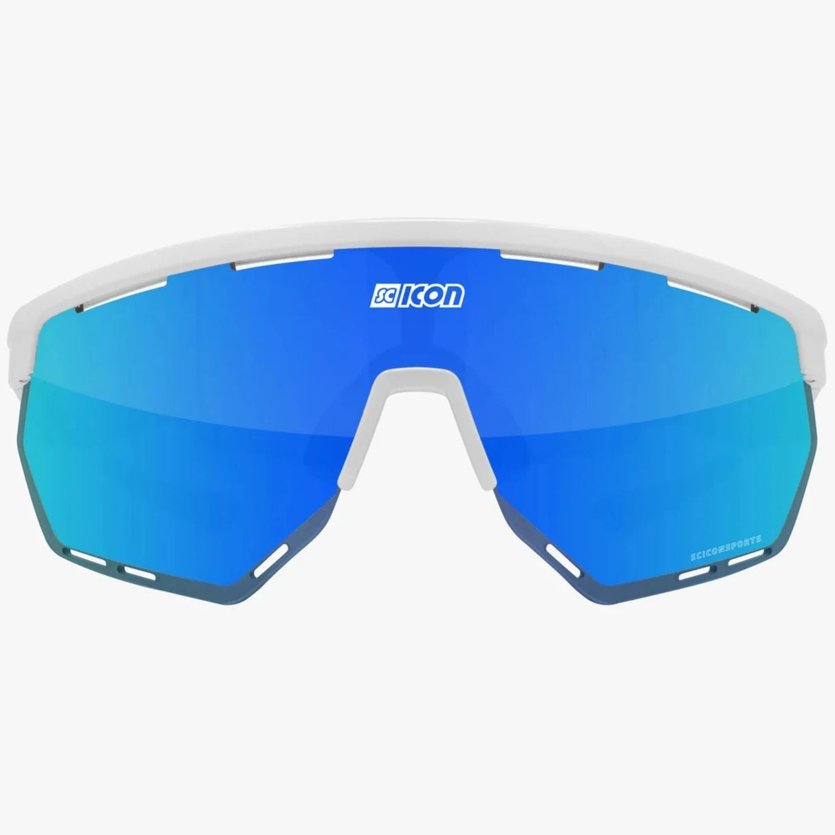 Occhiali Scicon Aerowing - Bianco multimirror blu - A
