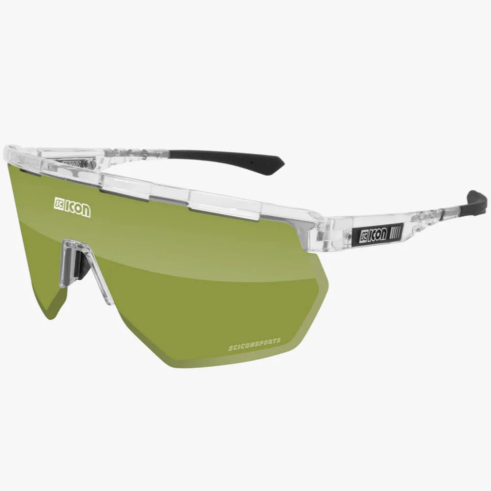 Occhiali Scicon Aerowing - Crystal trail verde - D
