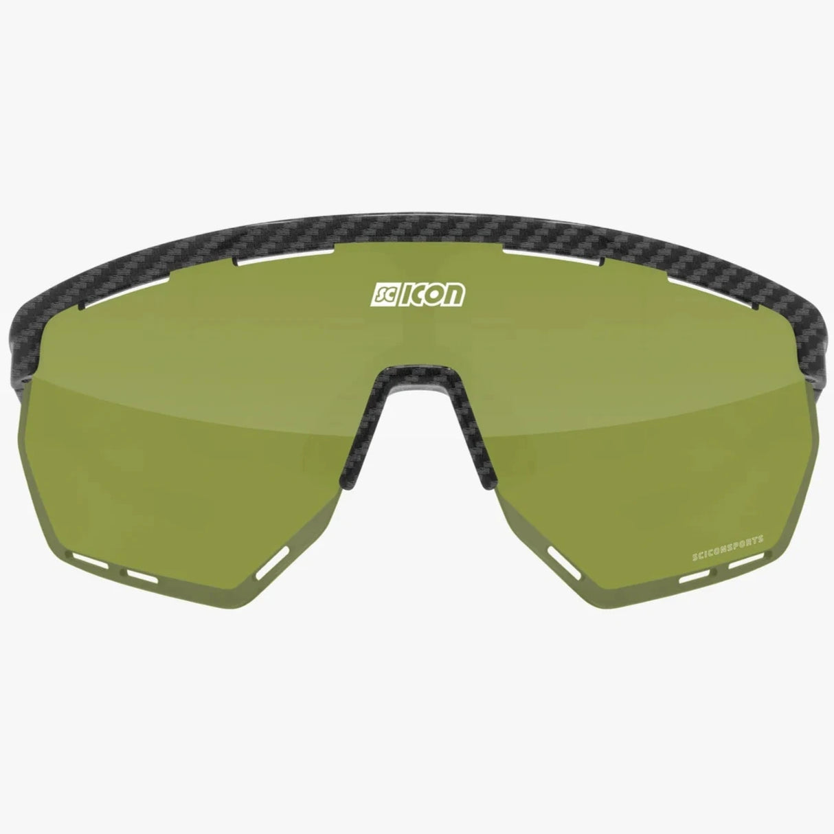 Occhiali Scicon Aerowing - Carbonio opaco trail verde - Q