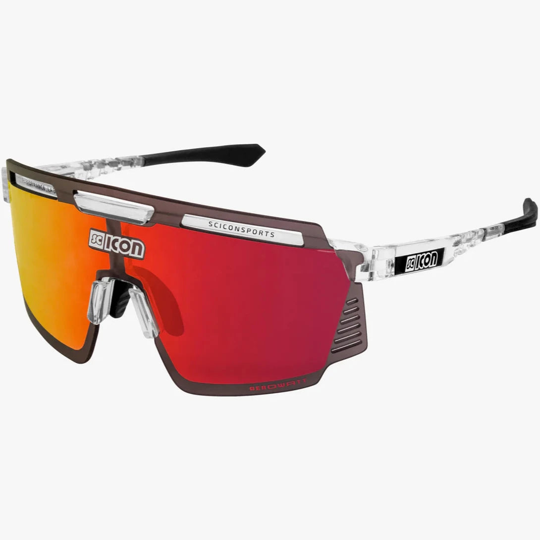 Occhiali Scicon Aerowatt Foza - Crystal Multimirror rosso - Q