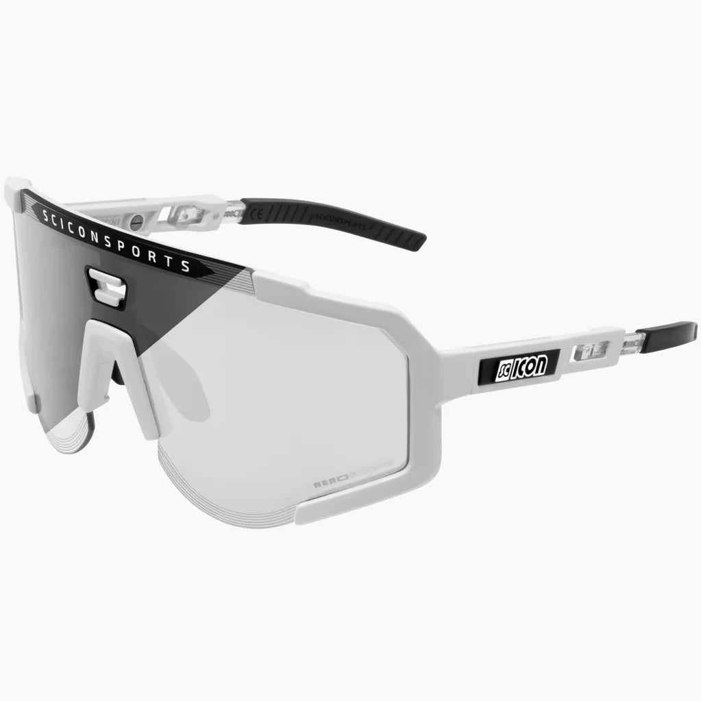 Occhiali Scicon Aeroscope - Bianco Photochromic silver - E