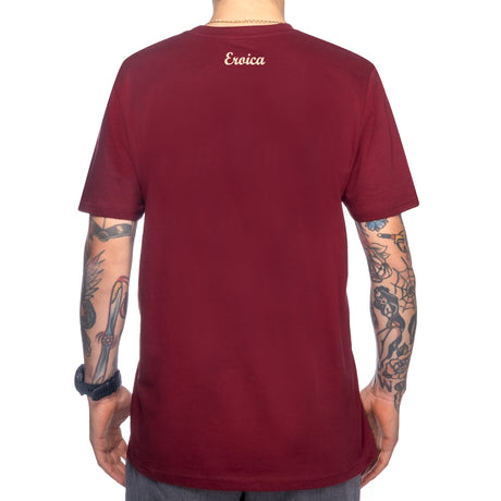 T-Shirt Santini Eroica - Bordeaux - C