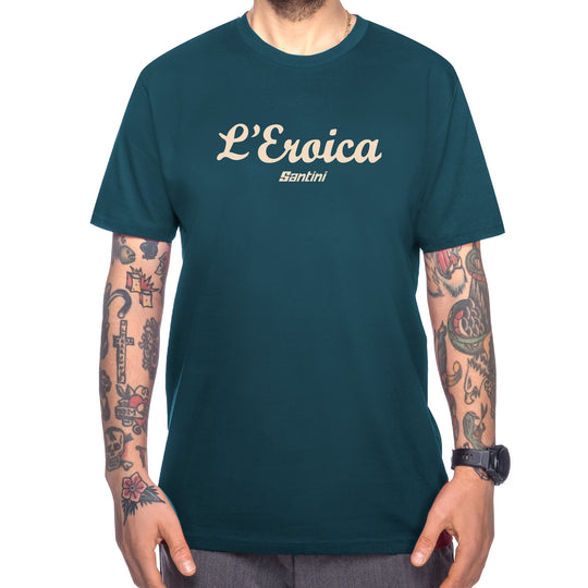 T-Shirt Santini Eroica - Bleu