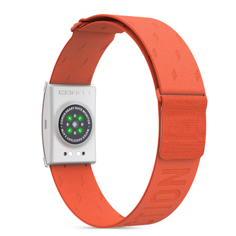 Coros arm heart rate strap - Orange