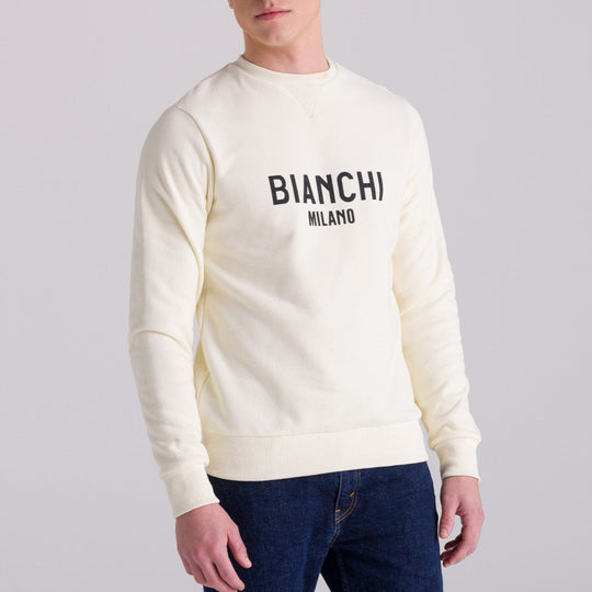 Sweat Bianchi Milano Fan - Blanco