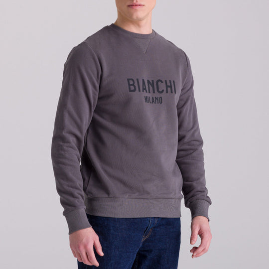 Sweat Bianchi Milano Fan - Gris
