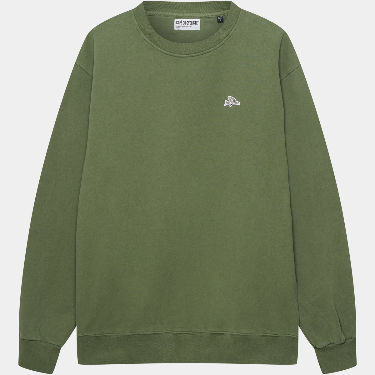 Felpa Cafe du cycliste Celeste - Verde scuro Café du Cycliste