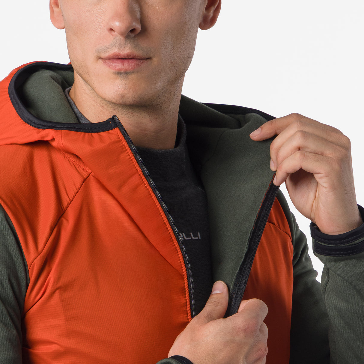 Sudadera Castelli Unltd Roam - Naranja