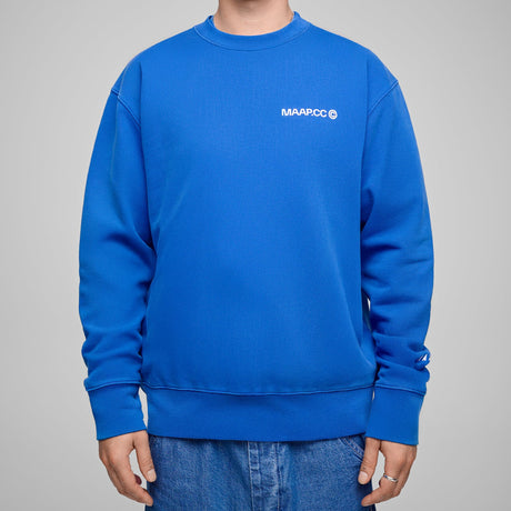 Felpa Maap Essentials CC Crew - Blu Maap