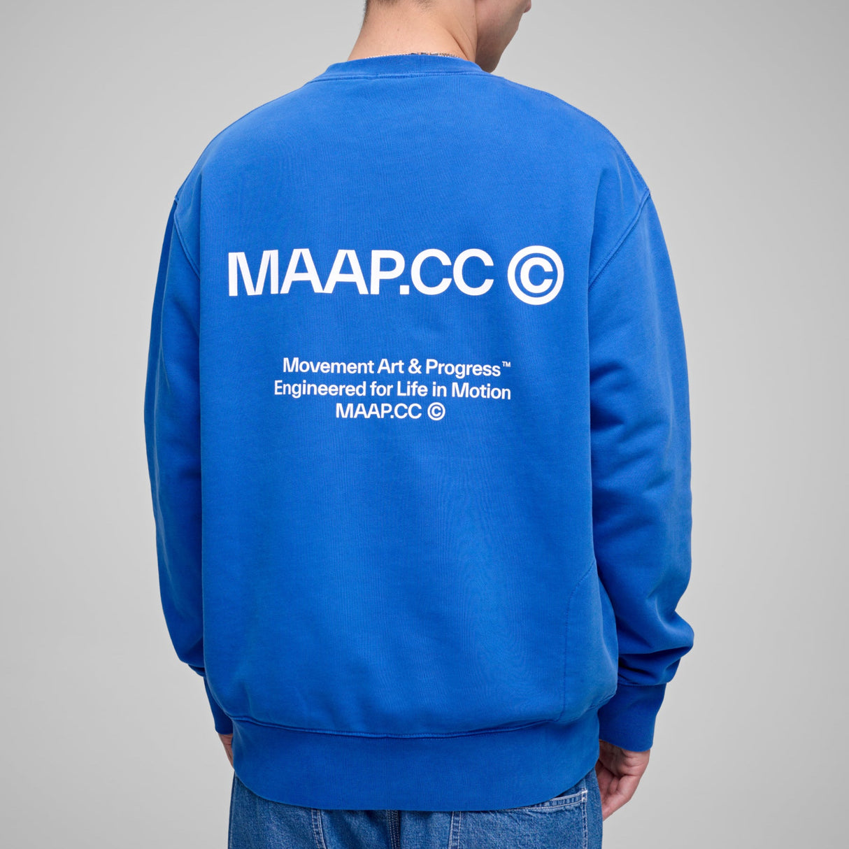 Felpa Maap Essentials CC Crew - Blu Maap