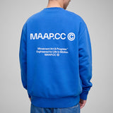 Felpa Maap Essentials CC Crew - Blu Maap