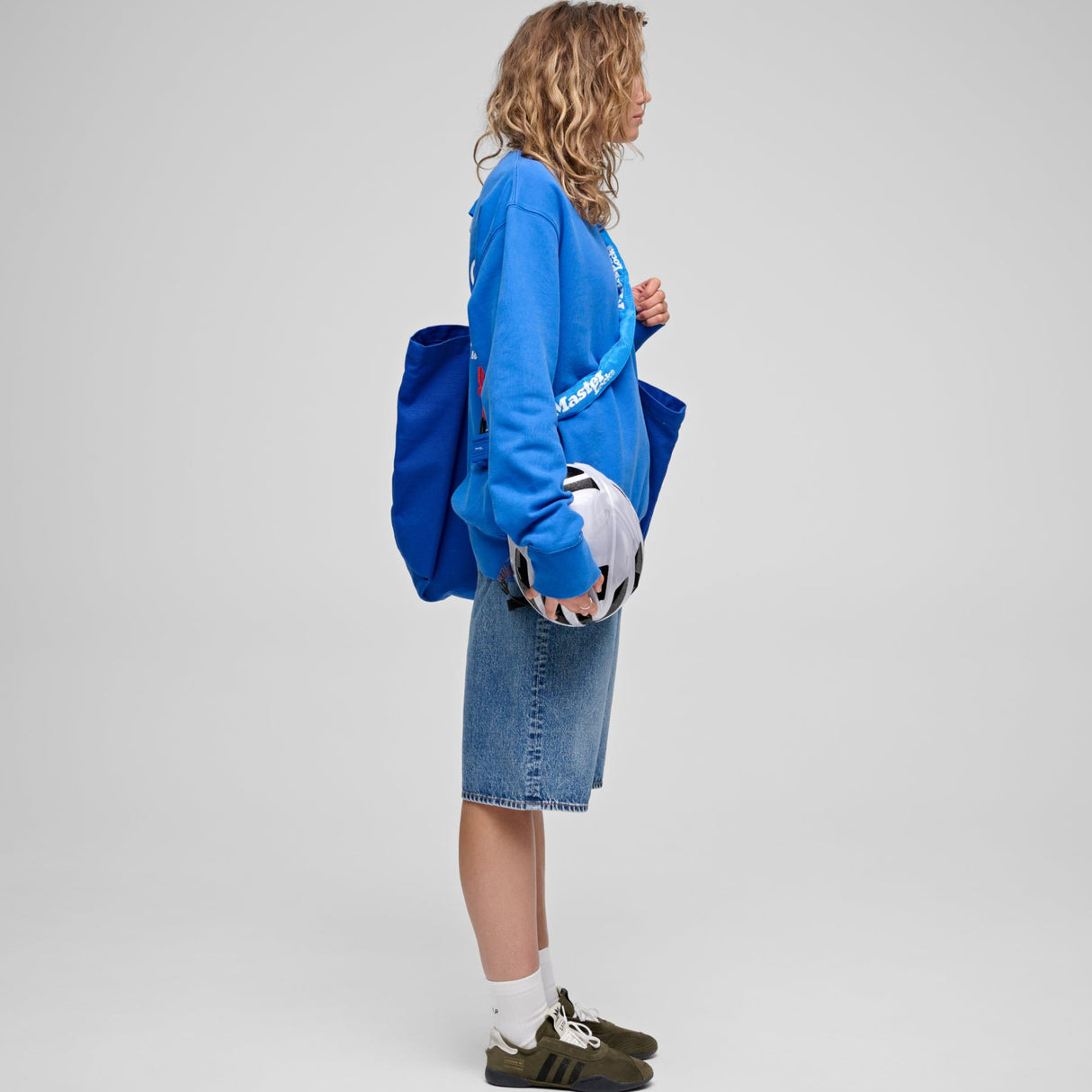 Felpa Maap Essentials CC Crew - Blu Maap