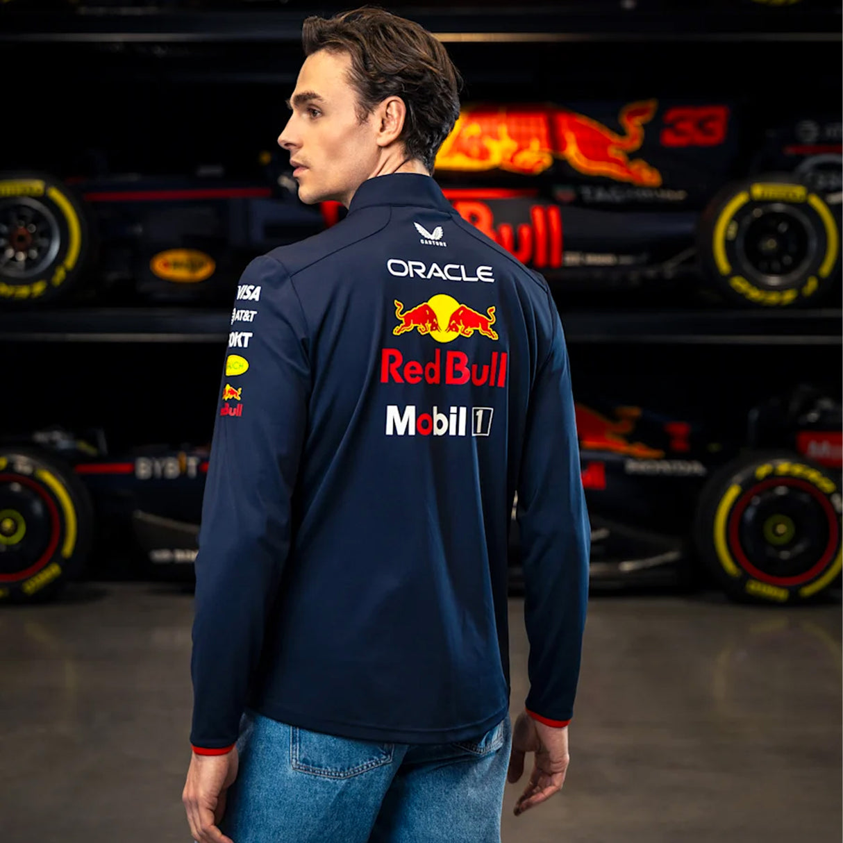 Felpa Oracle Red Bull Racing Halfzip Red Bull
