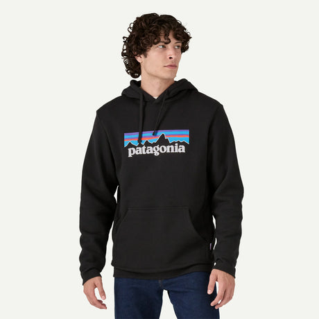 Felpa Patagonia P-6 Logo Uprisal Hoody - Nero Patagonia