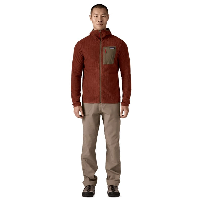 Felpa Patagonia R1 Air Full-Zip - Rosso Patagonia