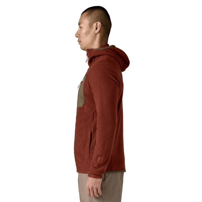 Felpa Patagonia R1 Air Full-Zip - Rosso Patagonia