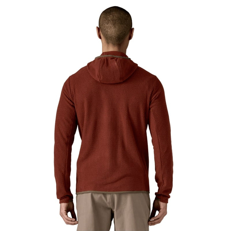 Felpa Patagonia R1 Air Full-Zip - Rosso Patagonia