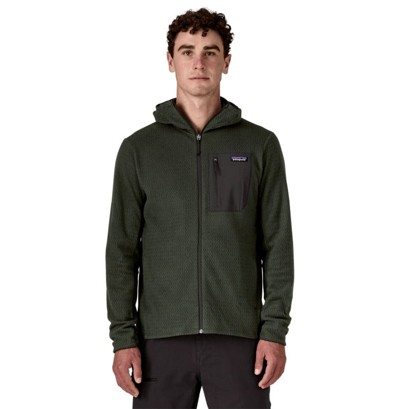 Felpa Patagonia R1 Air Full-Zip - Verde scuro Patagonia