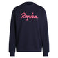 Felpa Rapha Heavyweight Logo - Blu Rapha