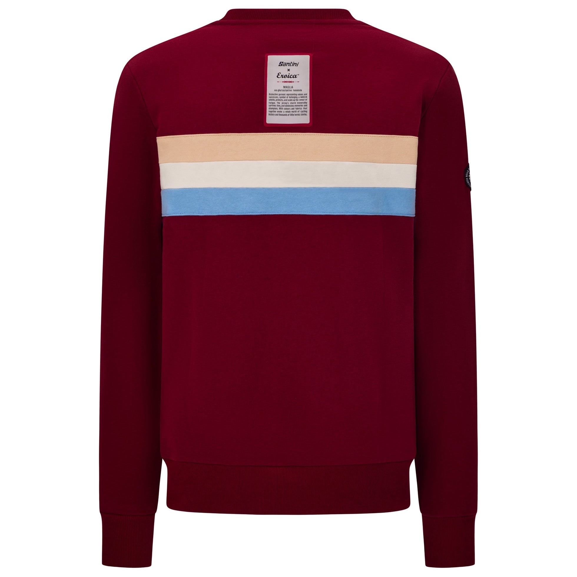 Santini Eroica Timo sweatshirt - Bordeaux