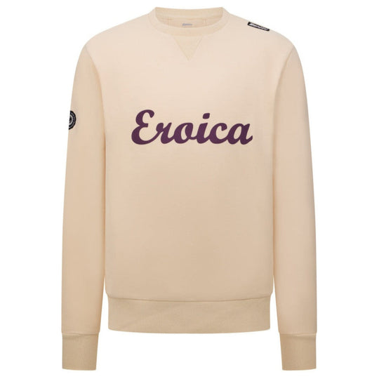 Sweatshirt Santini Eroica Valle col rond - Beige