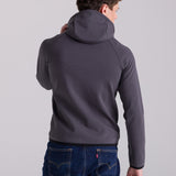 Felpa con cappuccio Bianchi Milano Fan - Grigio Santini