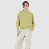 Felpa donna Cafe du cycliste Celeste - Verde Café du Cycliste