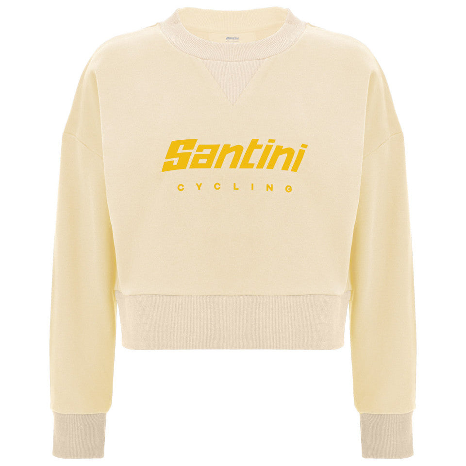 Felpa donna Santini Brand - Beige Santini