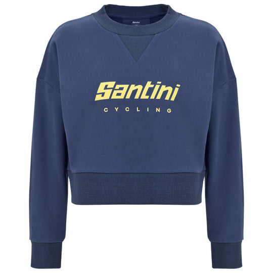 Sweatshirt femme Santini Brand - Bleu