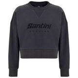 Felpa donna Santini Brand - Grigio Santini