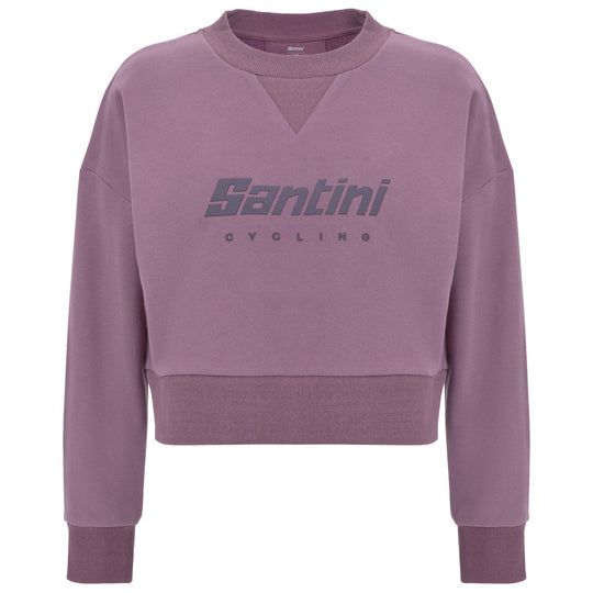 Sweatshirt femme Santini Brand - Rose