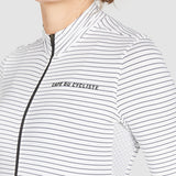 Maglia donna Cafe du Cycliste Francine - Bianco - I