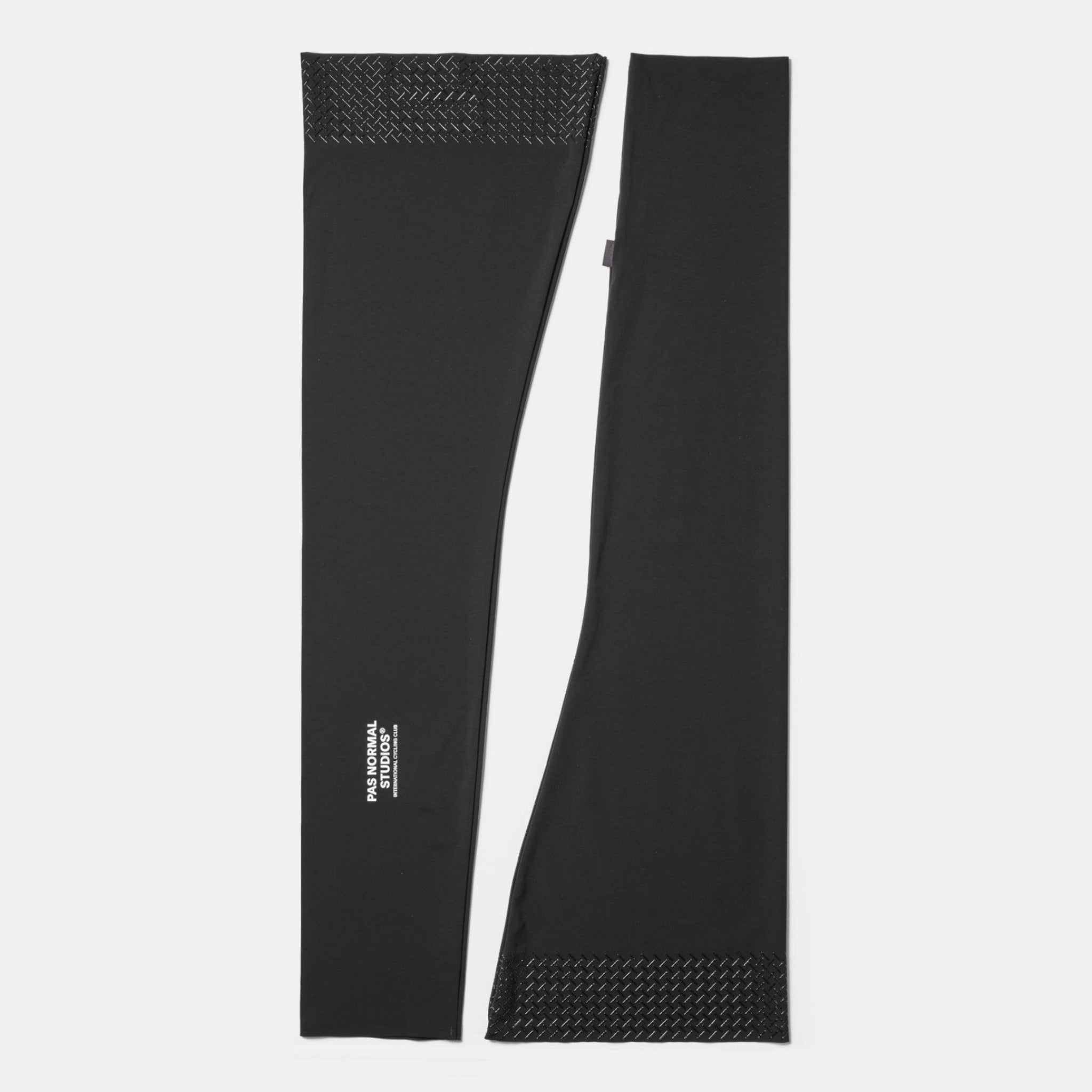 Leg warmers Pas Normal Studios Logo Leg UV - Black | All4cycling