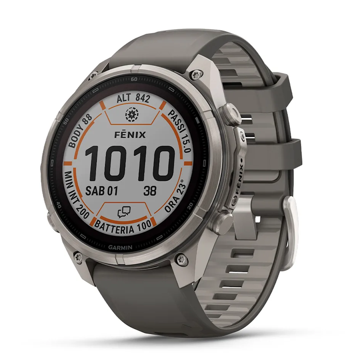 Garmin Fenix 9 Pro Solar 47 mm inReach - Grigio Garmin