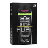 Gel Pack SiS Beta Fuel + Electrolyte 6x60ml - Rasberry & Lemon SiS