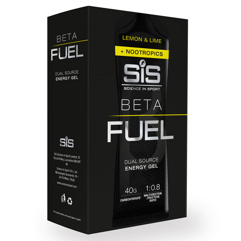 Gel Pack SiS Beta Fuel +Noontropics 6x60ml - Lemon Lime SiS