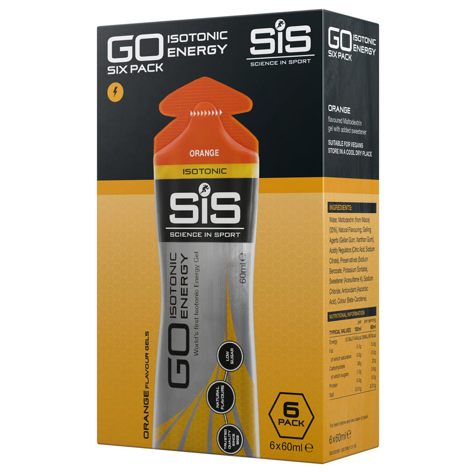 Gel Pack SiS Go Energy Isotonic 6x60ml - Arancia SiS