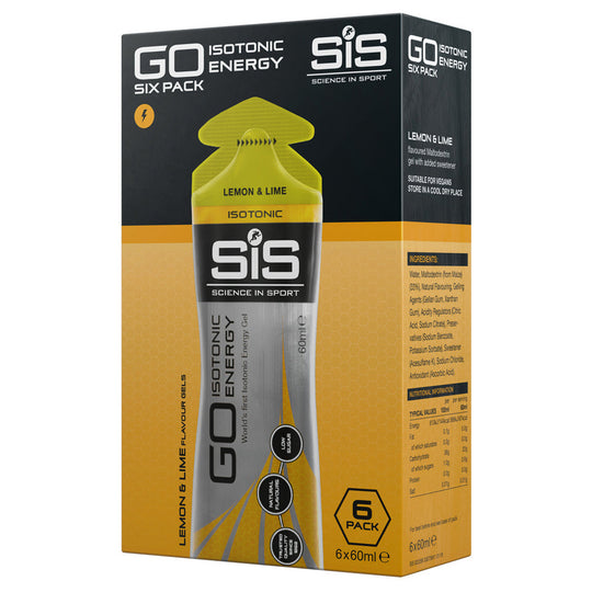Gel Pack SiS Go Energy Isotonic 6x60ml - Lemon lime