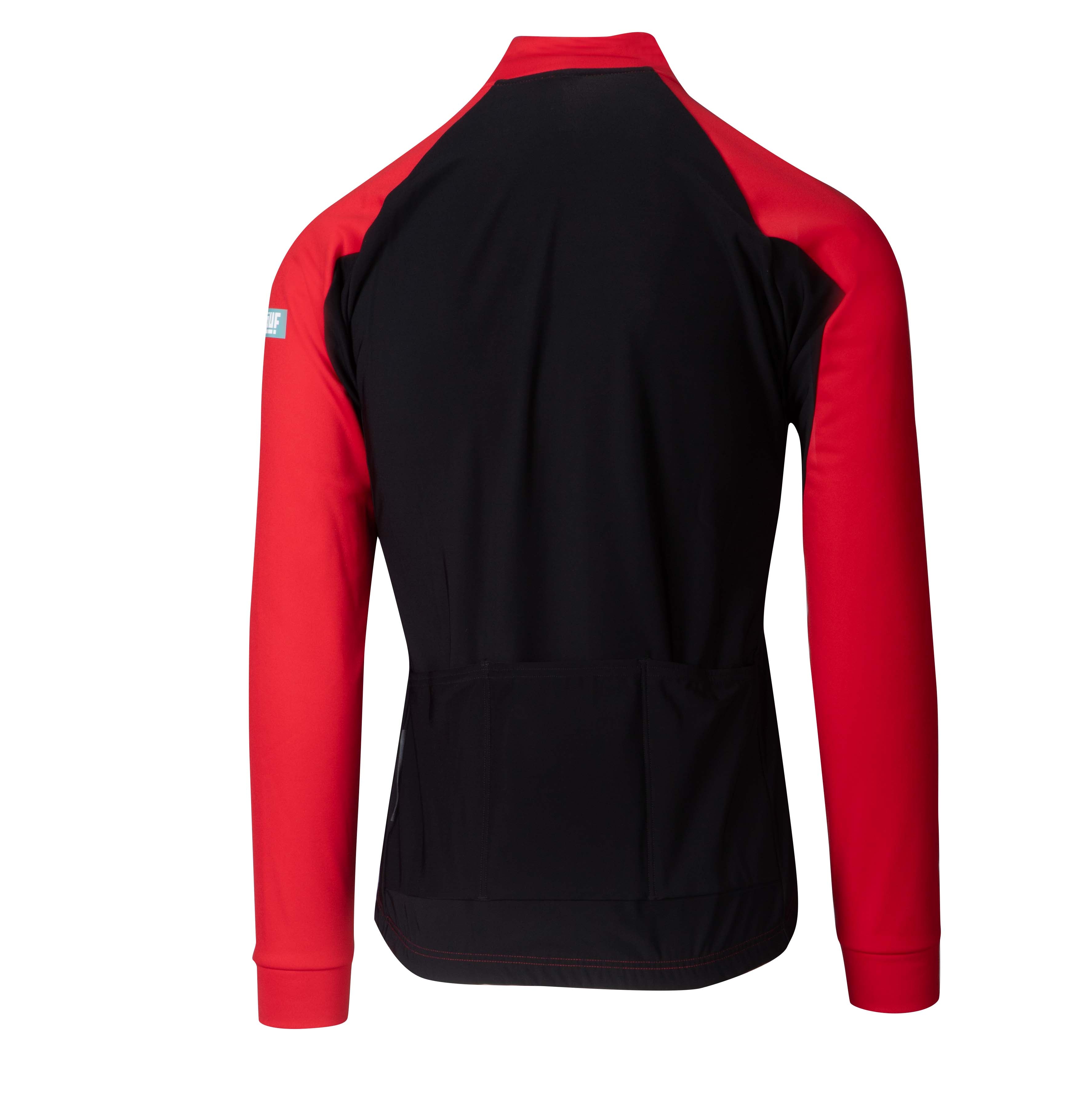 Giacca Jëuf Essential Thermal hybrid - Rosso nero Jeuf