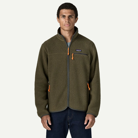 Patagonia Retro Pile Fleece Jacke - Dunkelgrün