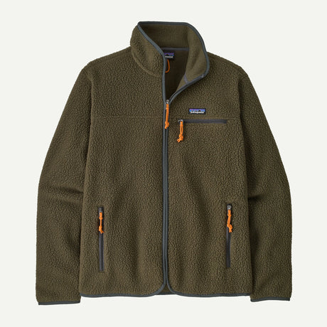 Patagonia Retro Pile Fleece Jacke - Dunkelgrün