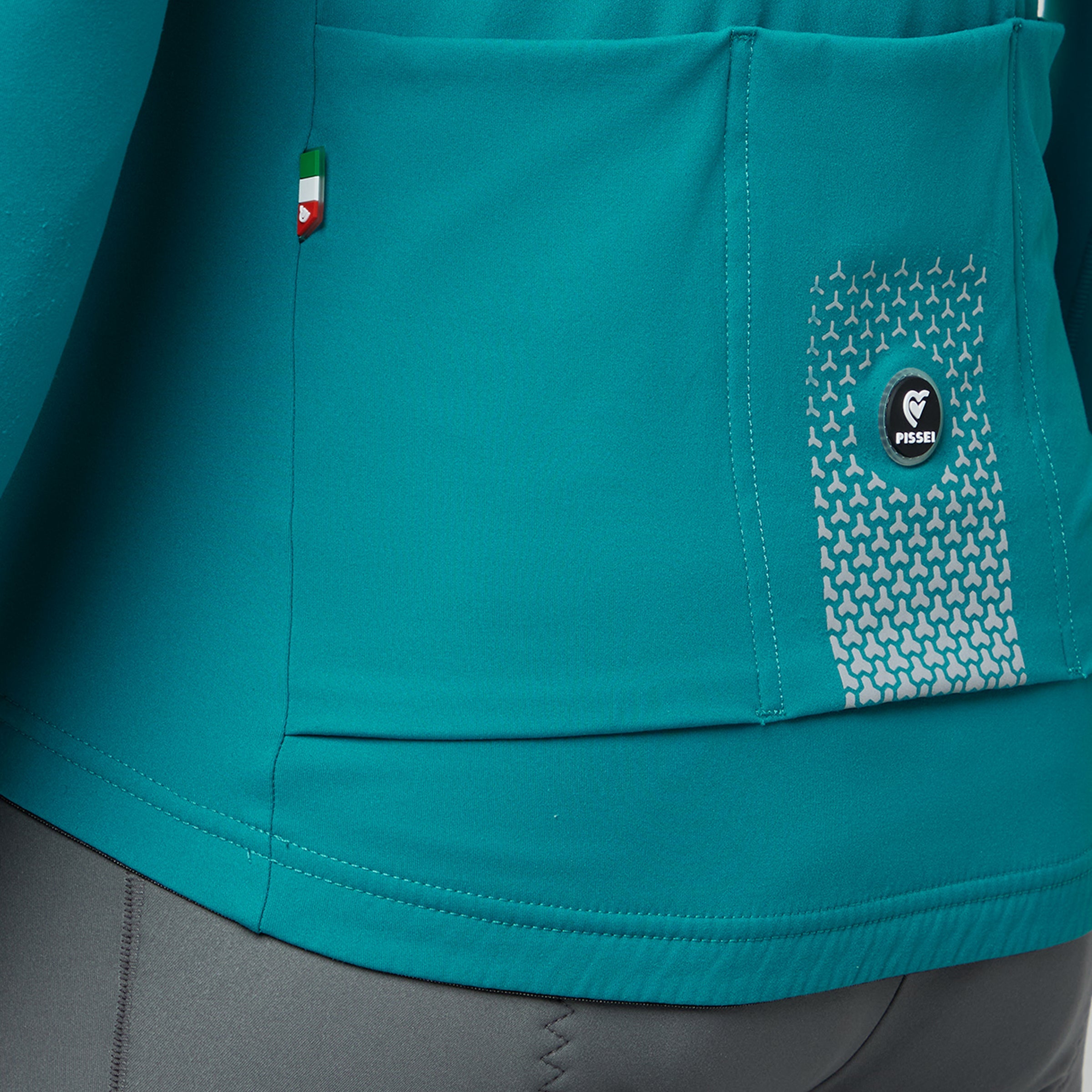 Giacca Pissei Prima Pelle - Petrolio Pissei