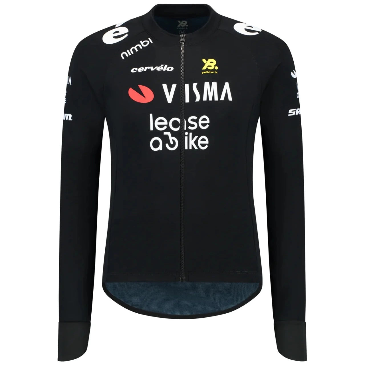 Giacca Team Visma Lease a bike 2026 Neoshell Rain Yellow B.